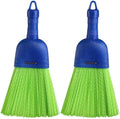 Domensi 2 Pcs Whisk Broom Poly Fiber Hand Brush by Domensi