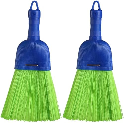 Domensi 2 Pcs Whisk Broom Poly Fiber Hand Brush by Domensi