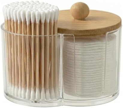 2-in-1 Cotton Swab and Cotton Round Holder by AkoSlale