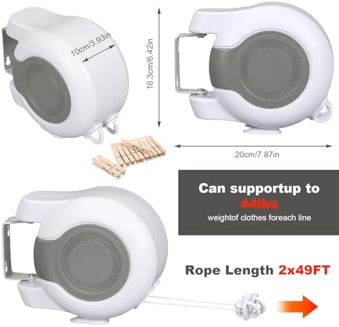 Retractable Clothesline Outdoor - Image 2