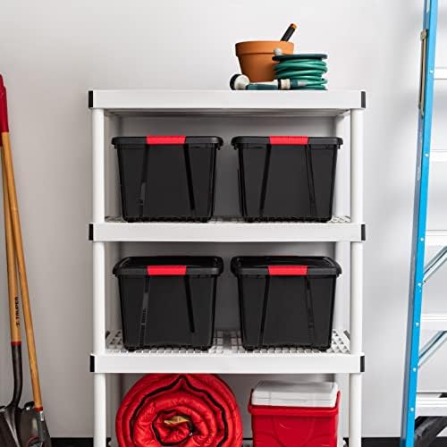 IRIS USA 4-Pack 40 Quart Storage Bins - Image 3