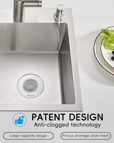 4 Pack Reversible Kitchen Sink Drain Strainer, Anti-Clog Flat Edge Design - Image 7