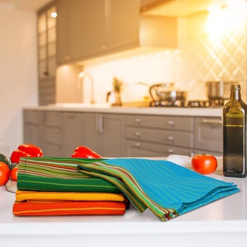 Urban Villa Kitchen Towels Cotton Dish Towels 20”x30” Multi - Image 5