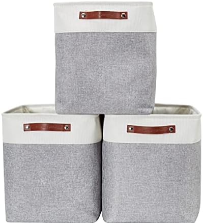 DECOMOMO Extra Large Storage Baskets, 54.5L Fabric Storage Bins 3 Pack by DECOMOMO