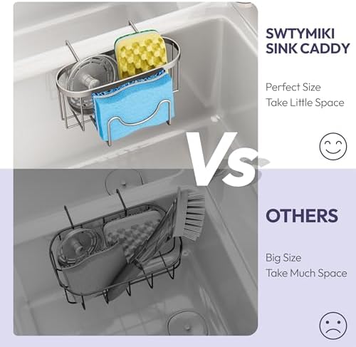 SWTYMIKI Sponge Holder for Kitchen Sink - Image 5