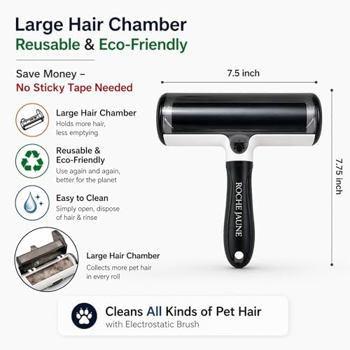 Pet Hair Remover Roller, Reusable Lint Roller - Image 6