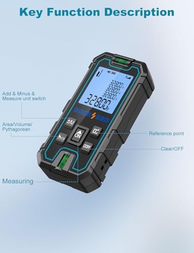 Laser Measuring Tool, RockSeed Portable Laser Measure, Digital Distance - Image 7