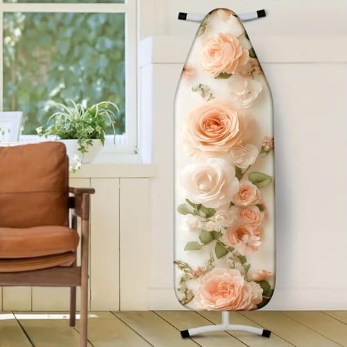 Nuxovilar Blush Pink Roses Ironing Board Cover 15x54 Polyester - Image 2