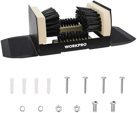 WORKPRO Extra Wide Boot Cleaner, Shoe Brush Scraper Scrubber Outdoor by WORKPRO