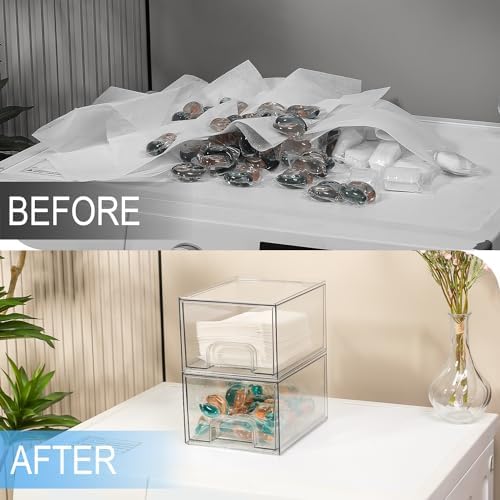 Stackable Dryer Sheet Holder and Laundry Pods Container Set by VOTLEVT - Image 3