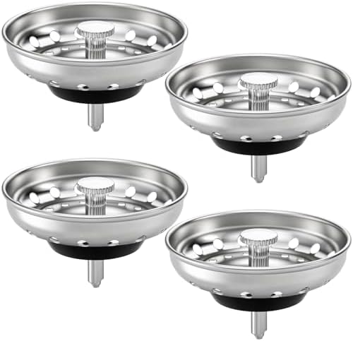 Kingrol 4 Pack Kitchen Sink Strainer Baskets by Kingrol