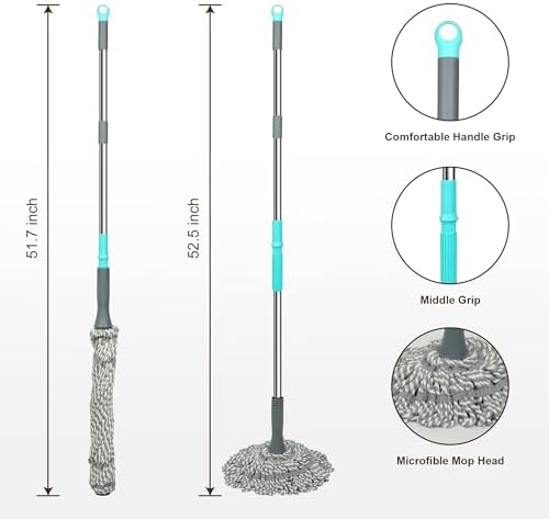 Self Wringing Mop Floor Cleaning Easy Squeeze Twist Mop - Image 7