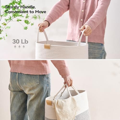 Nunsino Laundry Hamper 62L, Large Laundry Basket - Image 4