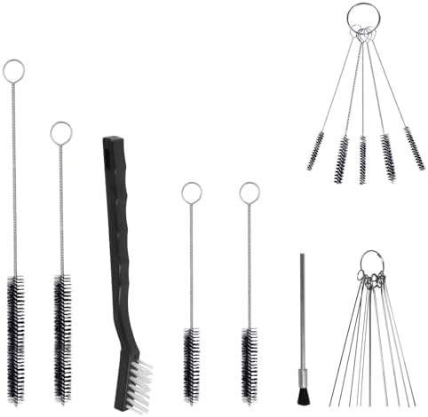 17pcs Multi-Purpose Spray Gun Cleaning Kit, Nylon Brushes Paint Gun Cleaning by ROIKETU