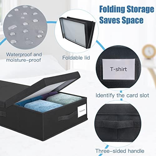 Supowin 2Pack Large Underbed Storage Containers Bin - Image 4