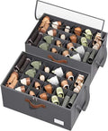 Shoe Organizer for Closet, Fits up to 40 Pairs, 2 Pack by ISusaid