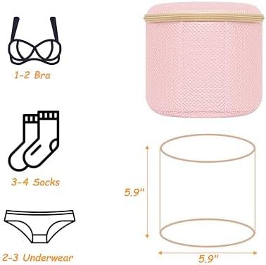 Bra Washing Bag for Delicates, Shape-Retaining, 2 Pack Lingerie Laundry Bag - Image 2