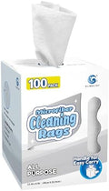 GLIMGLINT Microfiber Cleaning Cloth 100 Pack, Reusable Paper Towels 11 x 9 by Unknown