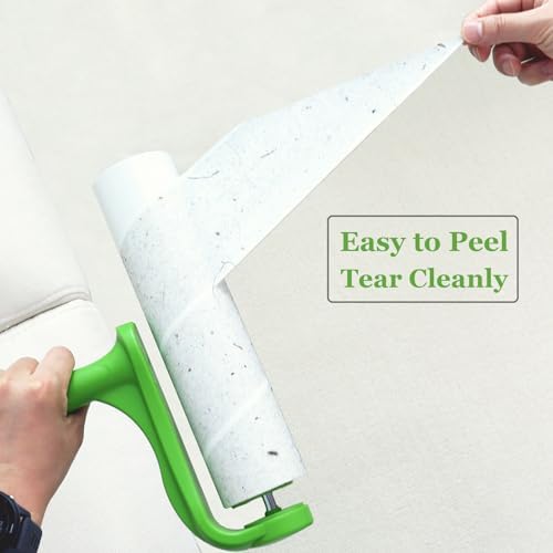 10 inch Mega All-Purpose Pet Hair Lint Roller Refills Compatible - Image 7