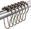 Titanker Shower Curtain Hooks Rings, Rust-Resistant Metal Shower Curtain Hooks by Titanker