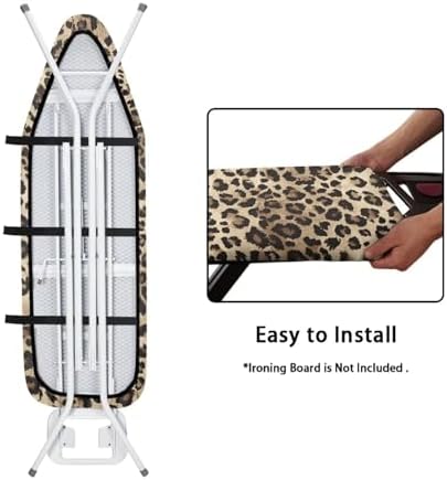 Cute Leopard Print Ironing Board Cover Stylish - Image 4