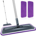 Microfiber Flat Mop for Hardwood Floor Cleaning, Dry Wet Dust Mops by EasyCleaningHappyLife