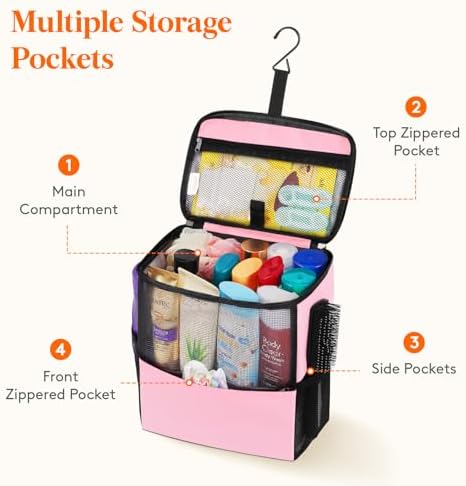 Lifewit Mesh Shower Caddy Bag Portable - Image 4
