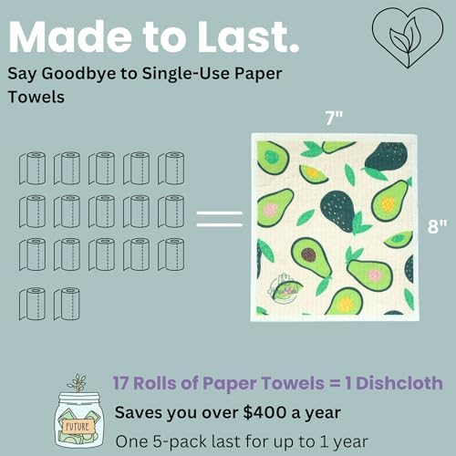 Harps&Seb Swedish Dishcloths for Kitchen Dish Towels - Image 6
