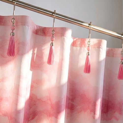 Boho Shower Curtain Hooks Set of 12 - Image 4