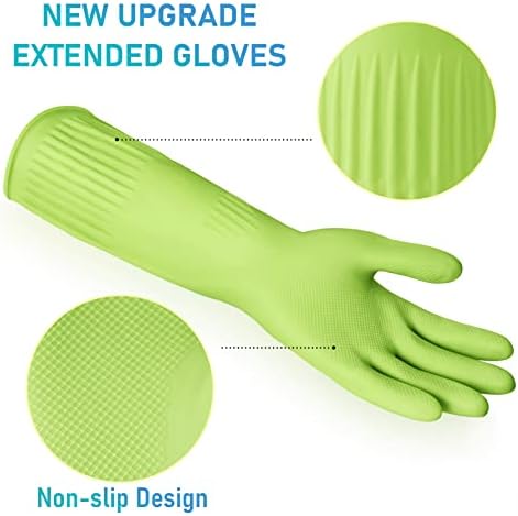 Disfore Rubber-Gloves Dishwashing Gloves - Image 6