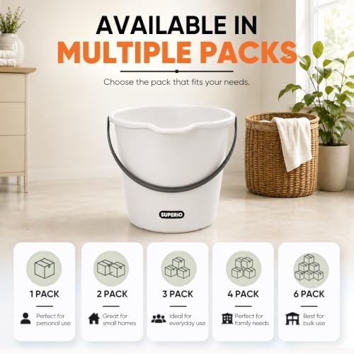 Superio 2.75 Gallon Plastic Cleaning Bucket - Image 6