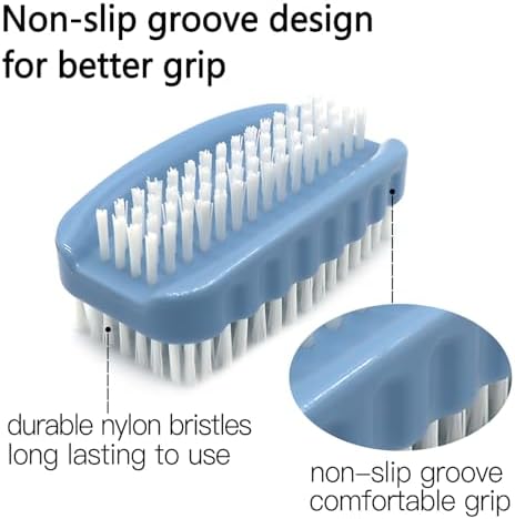 Nail Brush for Cleaning Fingernails Two Sided Hand Fingernail Scrub Brush Soft - Image 2