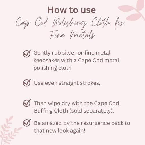 Cape Cod Polishing Cloths for Fine Metals | Jewelry Cleaner and Tarnish Remover - Image 3