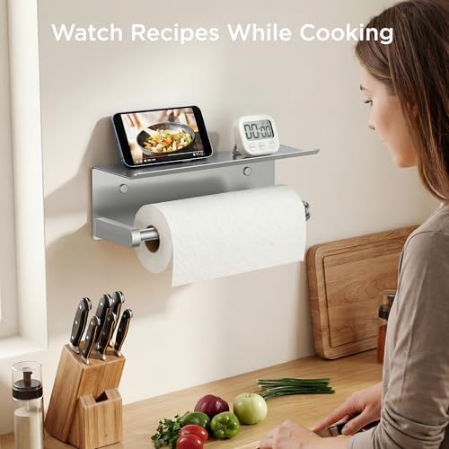FORIOUS Wall Mount Paper Towel Holder - Image 6
