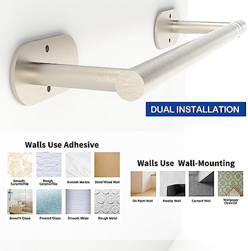 RUACQ Paper Towel Holder Under Cabinet, Stainless Steel - Image 4