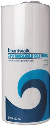 Boardwalk BWK6274 Perforated Paper Towel Rolls, 100 per Roll by Boardwalk