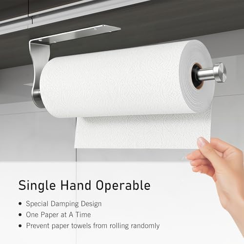SetSail Paper Towel Holder, Paper Towel Holder Under Cabinet - Image 3