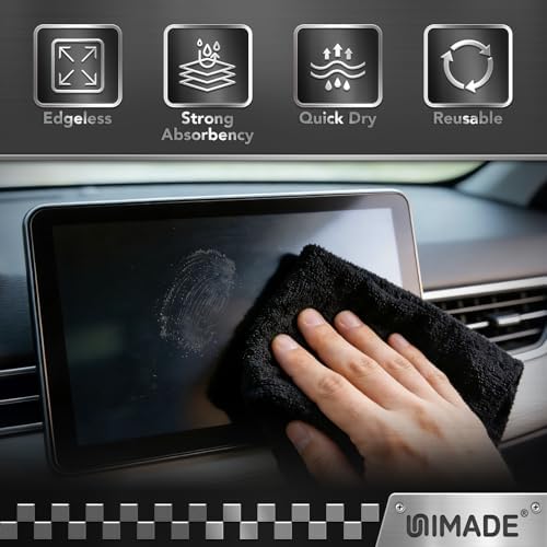 UNIMADE Microfiber Cleaning Cloth, 24 Pack Reusable Microfiber Towels - Image 6