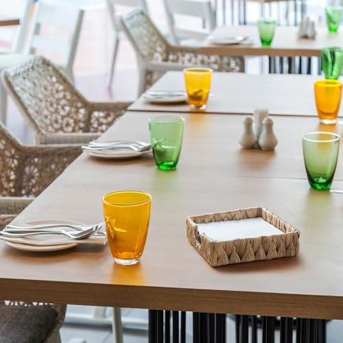 Napkin Holder for Table, Woven Water Hyacinth Napkin Holders For Paper Napkins - Image 5
