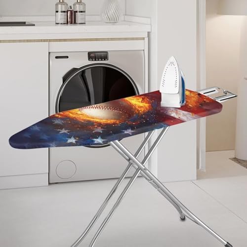 Baseball Ironing Board Cover Standard Size 15″x54″ Flag Ironing Board Thick - Image 2