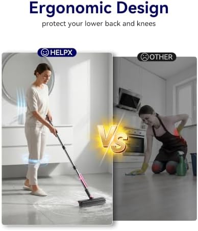 3 in 1 Adjustable Small Floor Scrub Brush - Image 7