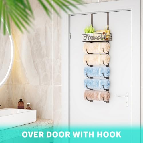 HapiRm Towel Racks for Bathroom Storage - Image 4