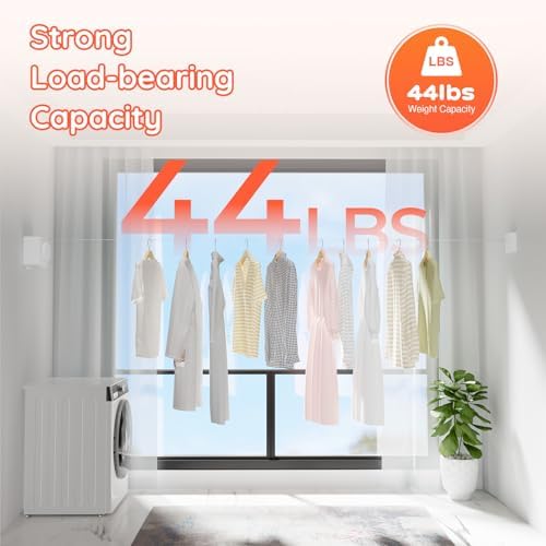 Retractable Clothesline Indoor, Non-Sagging Outdoors Clothesline Retracting - Image 3