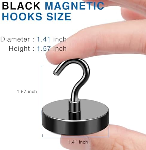 LOVIMAG Magnetic Hooks for Cruise Cabins, 6 Pack - Image 2