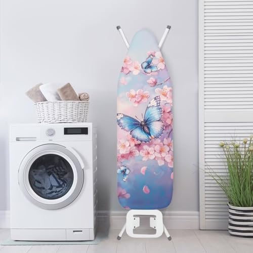 Cherry Blossom Butterfly Padding Ironing Board Covers Easy to Install Stain - Image 3