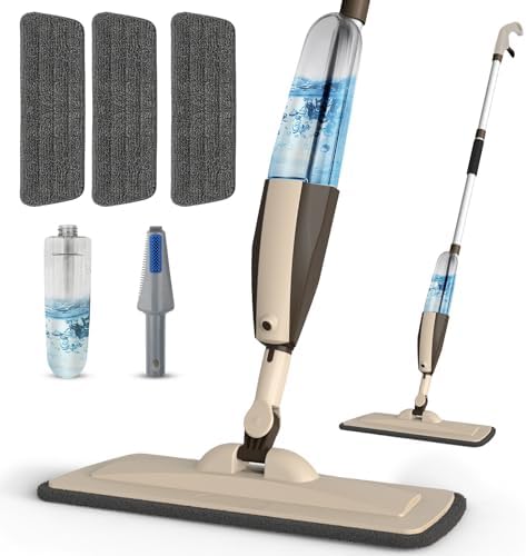 Wet Spray Mop for Floor Cleaning by PANDAGRIP