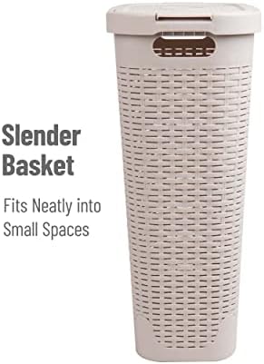Mind Reader 40L Slim Laundry Hamper - Image 6