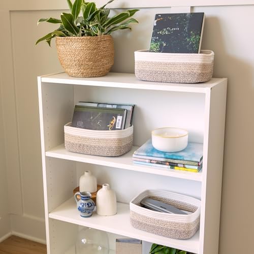 NaturalCozy 11.8"x8"x4.5” Storage Baskets - Image 3