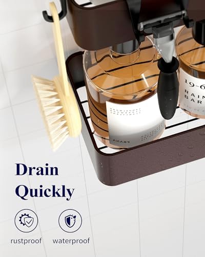 Kitsure Shower Caddy Adhesive, Stylish Shower Organizer - Image 5