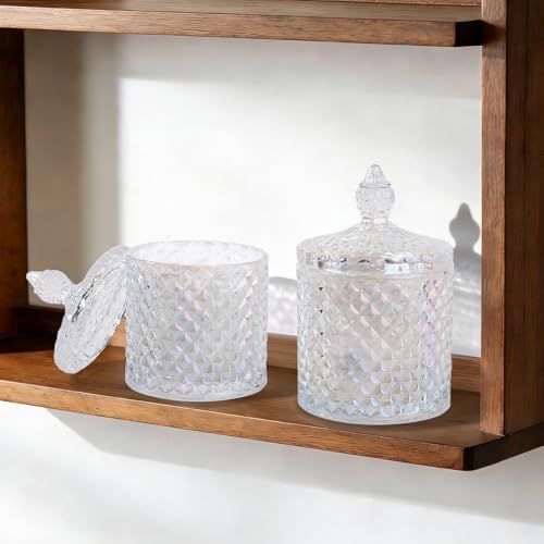 2 Pack Qtip Holder Apothecary Jars - Image 6